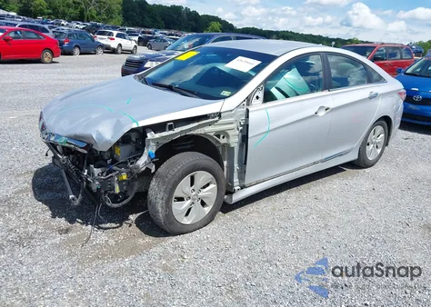 2014 Hyundai Sonata Hybrid from USA, damaged, VIN KMHEC4A4XEA116518